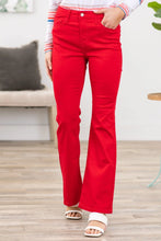 Load image into Gallery viewer, Flared Jeans - Ruby
