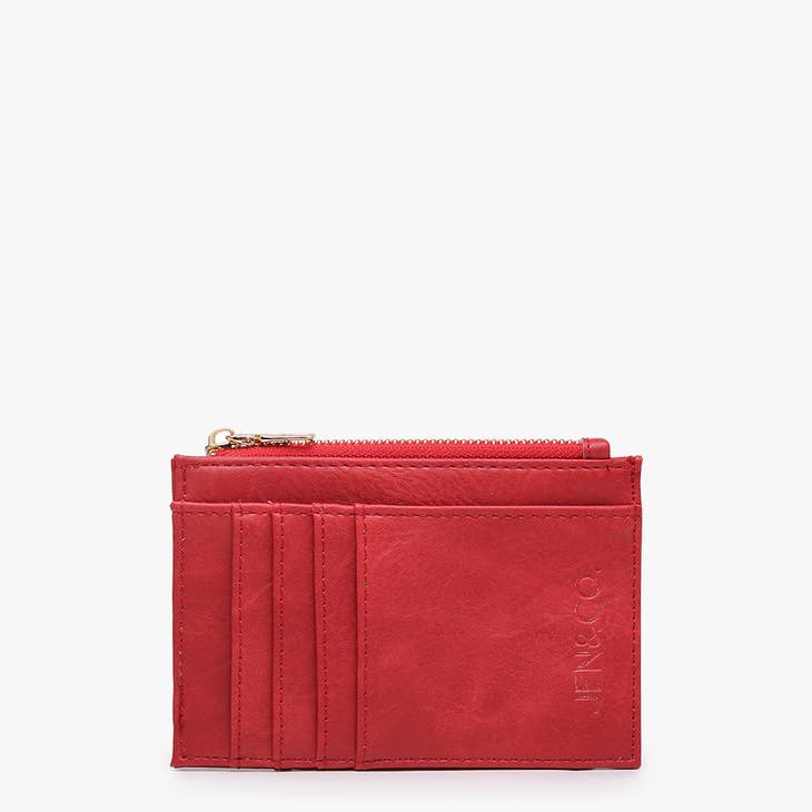 Printed Card Holder - Red