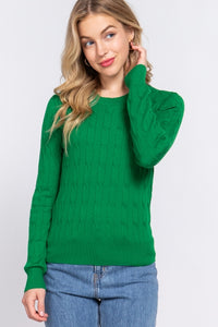 Elsie Cable Knit Sweater