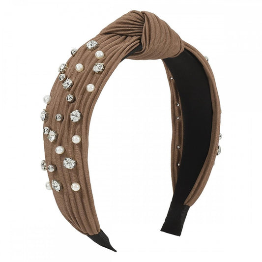 Bling Headband - Mocha