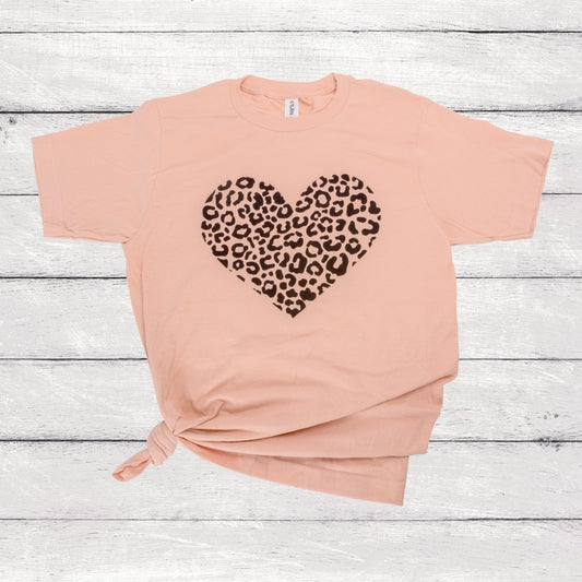 Leopard Heart T-Shirt