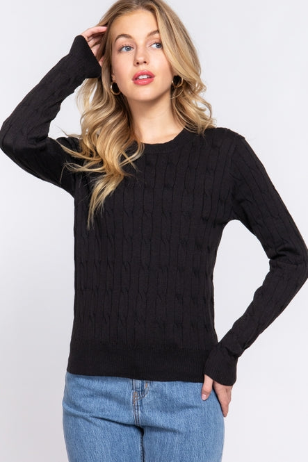 Cora Cable Knit Sweater