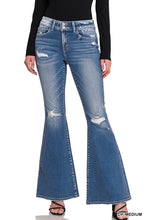 Load image into Gallery viewer, Mid Rise Super Flare Jeans
